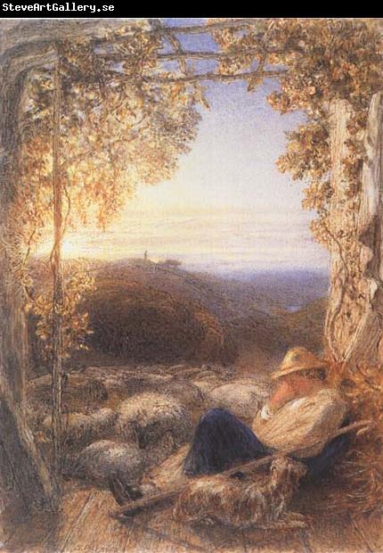 Samuel Palmer The Sleeping Shepherd